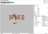 Nike Mario 3024 Embroidery File 6 sizes