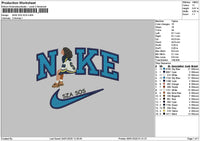 Nike Sza 02 Embroidery File 6 sizes