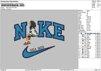 Nike Sza 02 Embroidery File 6 sizes