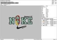 Nike Jenessa Embroidery File 6 sizes