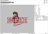 Nike Taylor 0708 Embroidery File 6 sizes