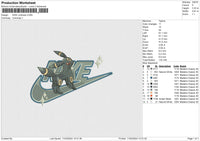 NIKE Umbreon Embroidery File 6 size