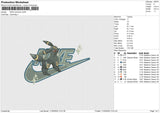 NIKE Umbreon Embroidery File 6 size