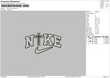 Nike Cross V2 Embroidery File 6 sizes