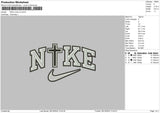 Nike Cross V2 Embroidery File 6 sizes