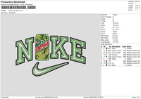 Nike Mtn Embroidery File 6 sizes