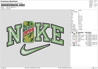 Nike Mtn Embroidery File 6 sizes