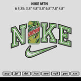 Nike Mtn Embroidery File 6 sizes