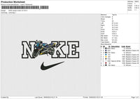 NIKE Suzuki motor v2 Embroidery File 6 size