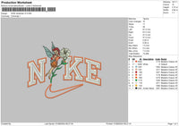 Nike Rosetta Embroidery File 6 size