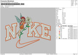 Nike Rosetta Embroidery File 6 size