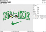 NIKE truck Embroidery File 6 size