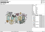 Nikkitext Embroidery File 6 sizes
