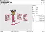 NIke Cindy lou Embroidery File 6 size