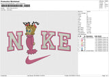 NIke Cindy lou Embroidery File 6 size