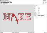 Nike Map0605 Embroidery File 6 sizes