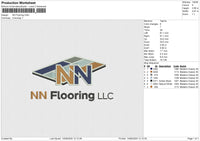 NN Flooring Embroidery File 6 size