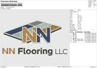 NN Flooring Embroidery File 6 size
