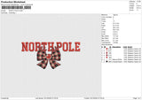 NORTH POLE Embroidery File 6 size