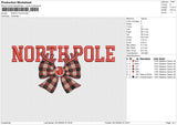 NORTH POLE Embroidery File 6 size