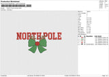NORTH POLE SOLID Embroidery File 6 size