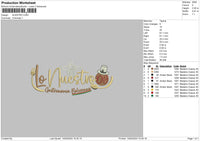 Nuestrotext Embroidery File 6 sizes