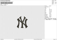 NY Reguler Embroidery File 6 size