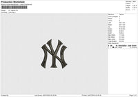 NY Reguler Embroidery File 6 size