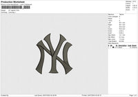 NY Reguler Embroidery File 6 size