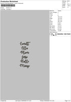 Names0405 Embroidery File 6 sizes