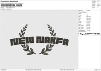 New Nakfa Embroidery File 6 size