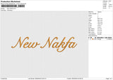 New Nakfa Embroidery File 6 size