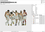 New York Knicks NY Team Embroidery File 6 size