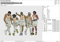 New York Knicks NY Team Embroidery File 6 size