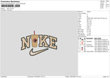 Nike Coffee 1807 Embroidery File 6 size