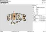 Nike Coffee 1807 Embroidery File 6 size