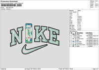 Nike Alani Embroidery File 6 sizes