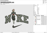 Nike BLACK VEGETA Embroidery File 6 size