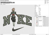 Nike BLACK VEGETA Embroidery File 6 size