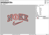 Nike Berserk 1911 Embroidery File 6 sizes