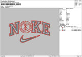 Nike Berserk 1911 Embroidery File 6 sizes