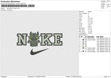 Nike Black Dragon v2 Embroidery File 6 sizes