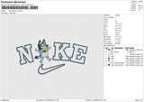 Nike Bluey Otline Embroidery File 6 size