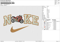 Nike CBR650R Embroidery File 6 size