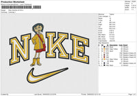 Nike Caroline v4 Embroidery File 6 size