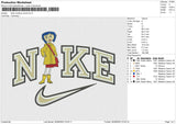 Nike Coraline Jones Embroidery File 6 size