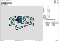 Nike Dory V2 Embroidery File 6 sizes