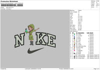 Nike Ellie 03 Embroidery File 6 sizes