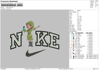 Nike Ellie 03 Embroidery File 6 sizes