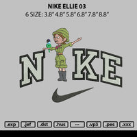 Nike Ellie 03 Embroidery File 6 sizes